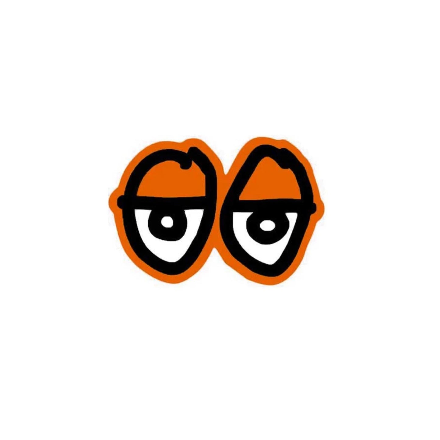 Krooked Eyes Di - Cut Small Sticker - Tiki Room Skateboards - 1