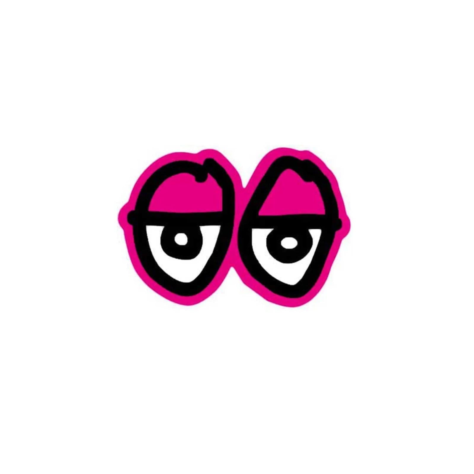 Krooked Eyes Di - Cut Small Sticker - Tiki Room Skateboards - 4