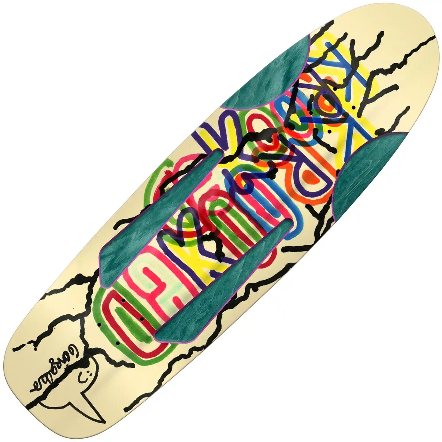 Krooked Gonz Baby Beamer Deck (10.12") - Tiki Room Skateboards - 1