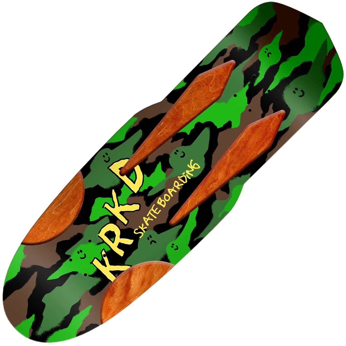 Krooked Kamo Diamond Quade Deck (10.75”) - Tiki Room Skateboards - 1