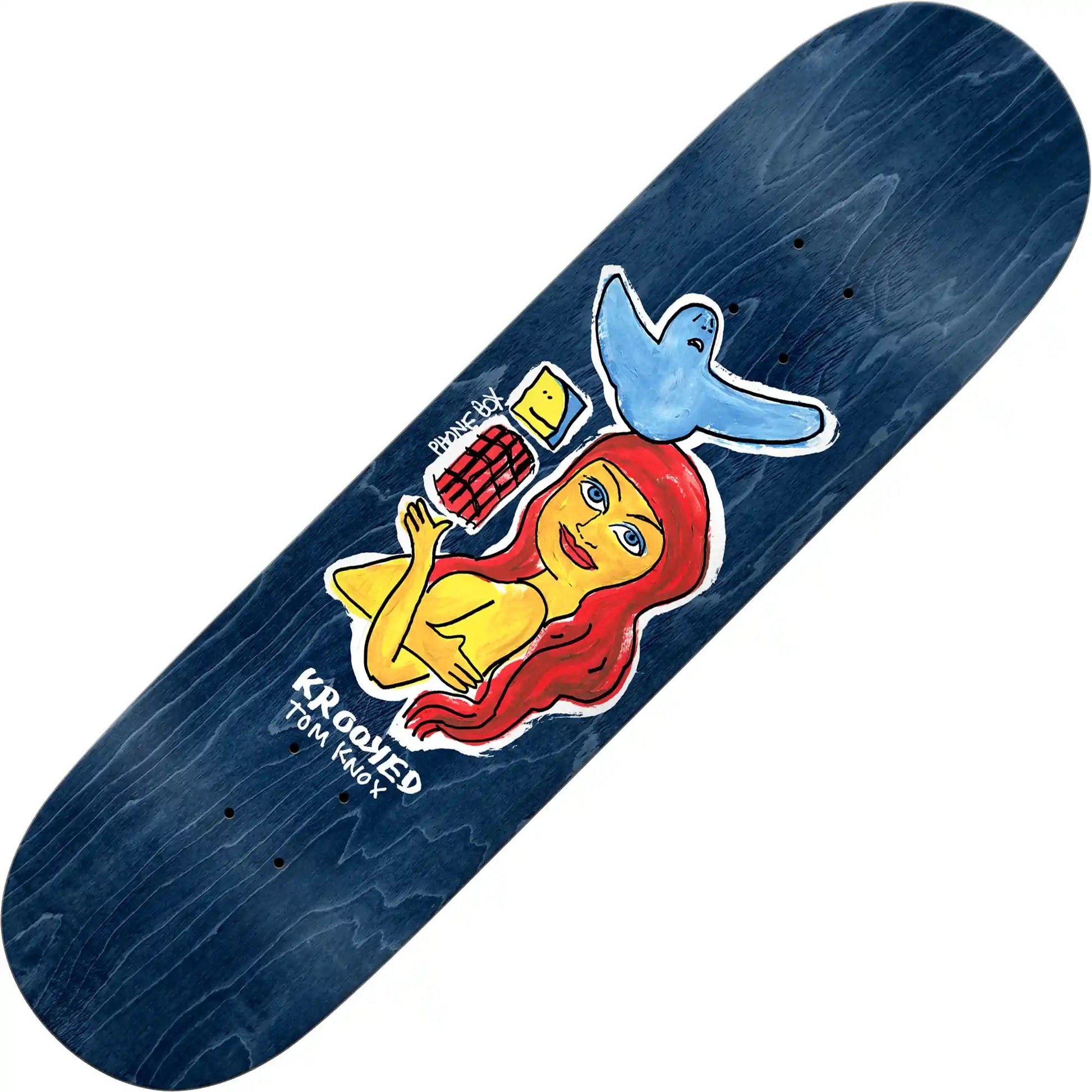 Krooked Knox Phone Box Deck (8.25”) - Tiki Room Skateboards - 1