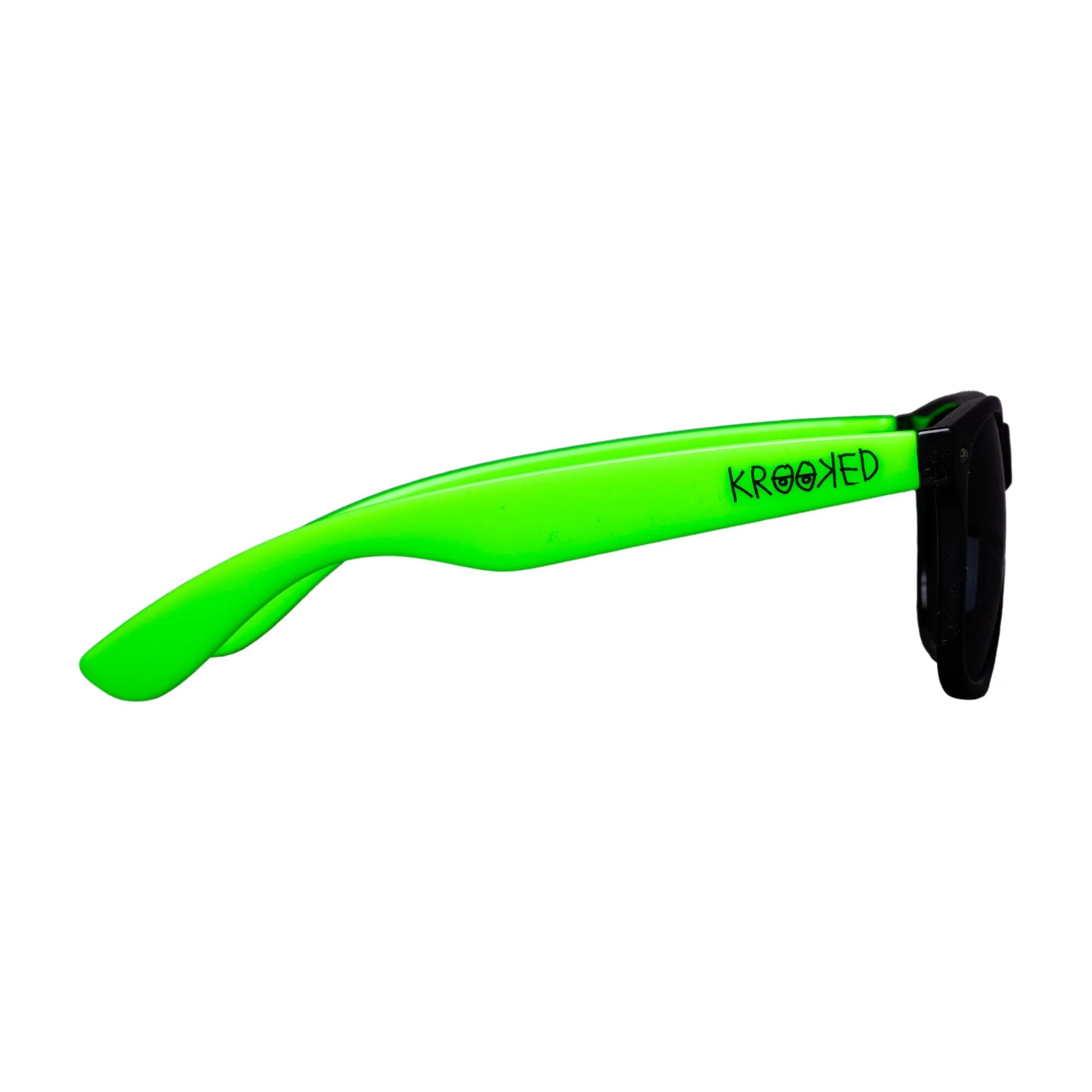Krooked Krooked Eyes Sunglasses, green/black - Tiki Room Skateboards - 3
