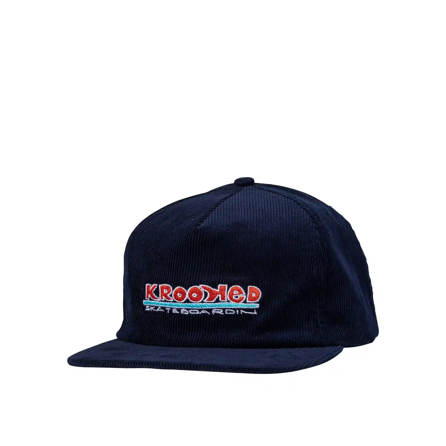 Krooked Skateboardin Snapback, navy - Tiki Room Skateboards - 1