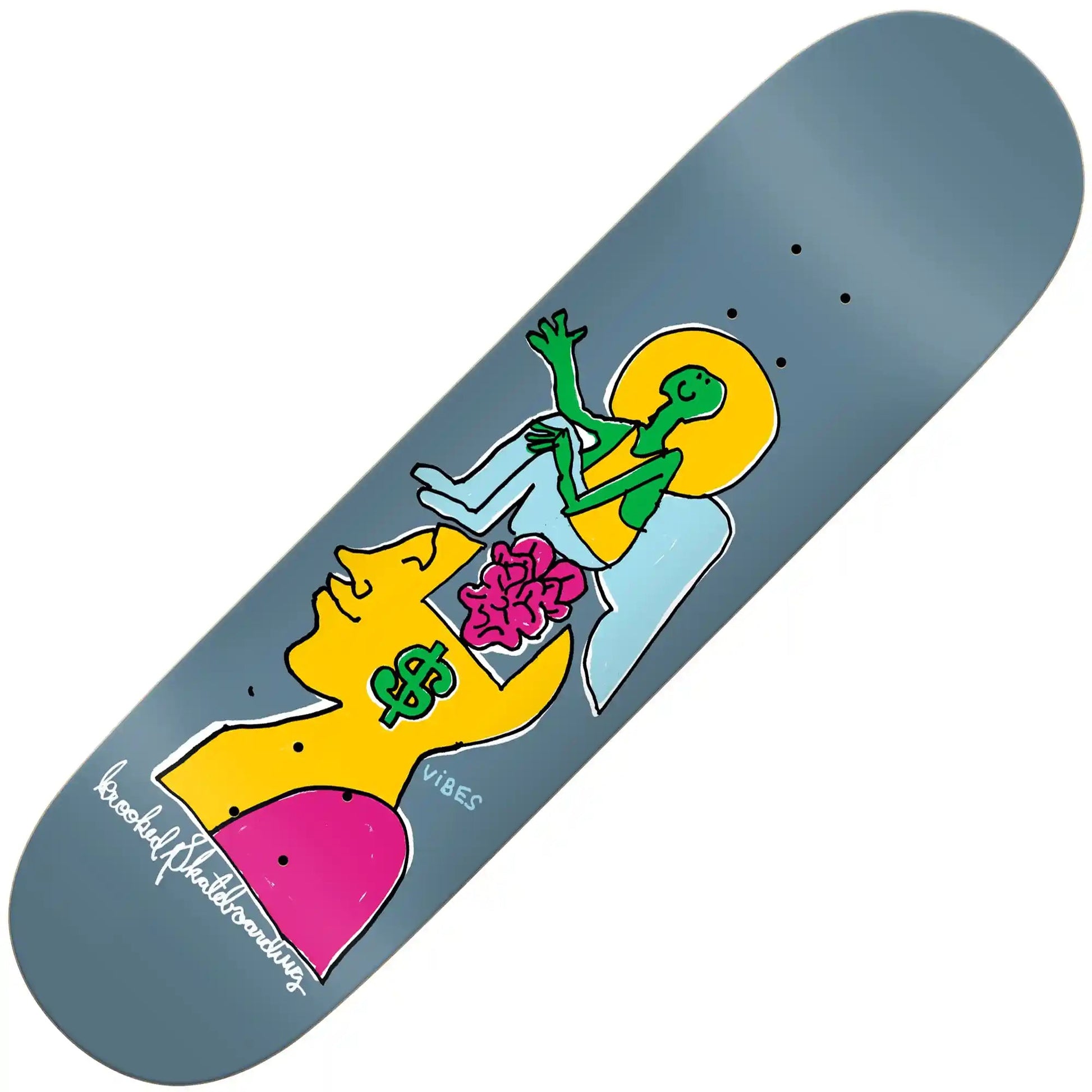 Krooked Smart Money Full Deck (8.25") - Tiki Room Skateboards - 1