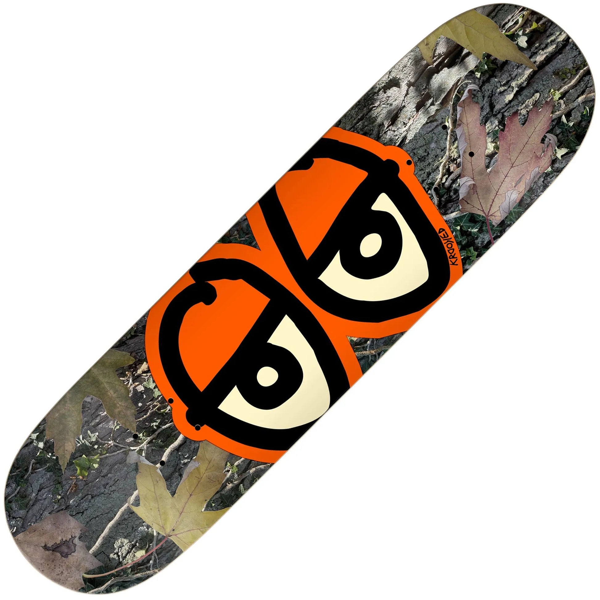 Krooked Team Eyes Camo Deck (8.25") - Tiki Room Skateboards - 1