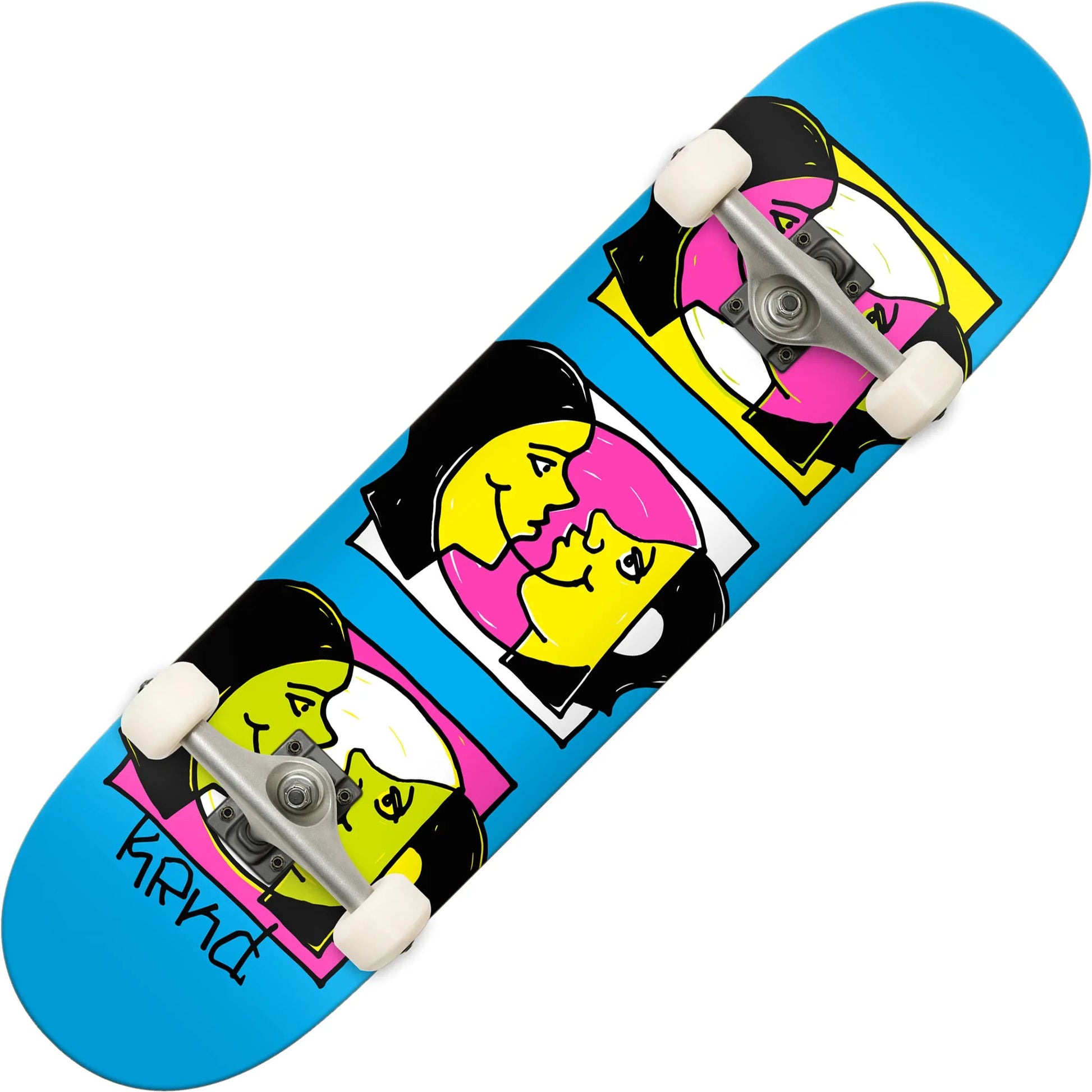 Krooked Three Smiles Complete (7.3”) - Tiki Room Skateboards - 1