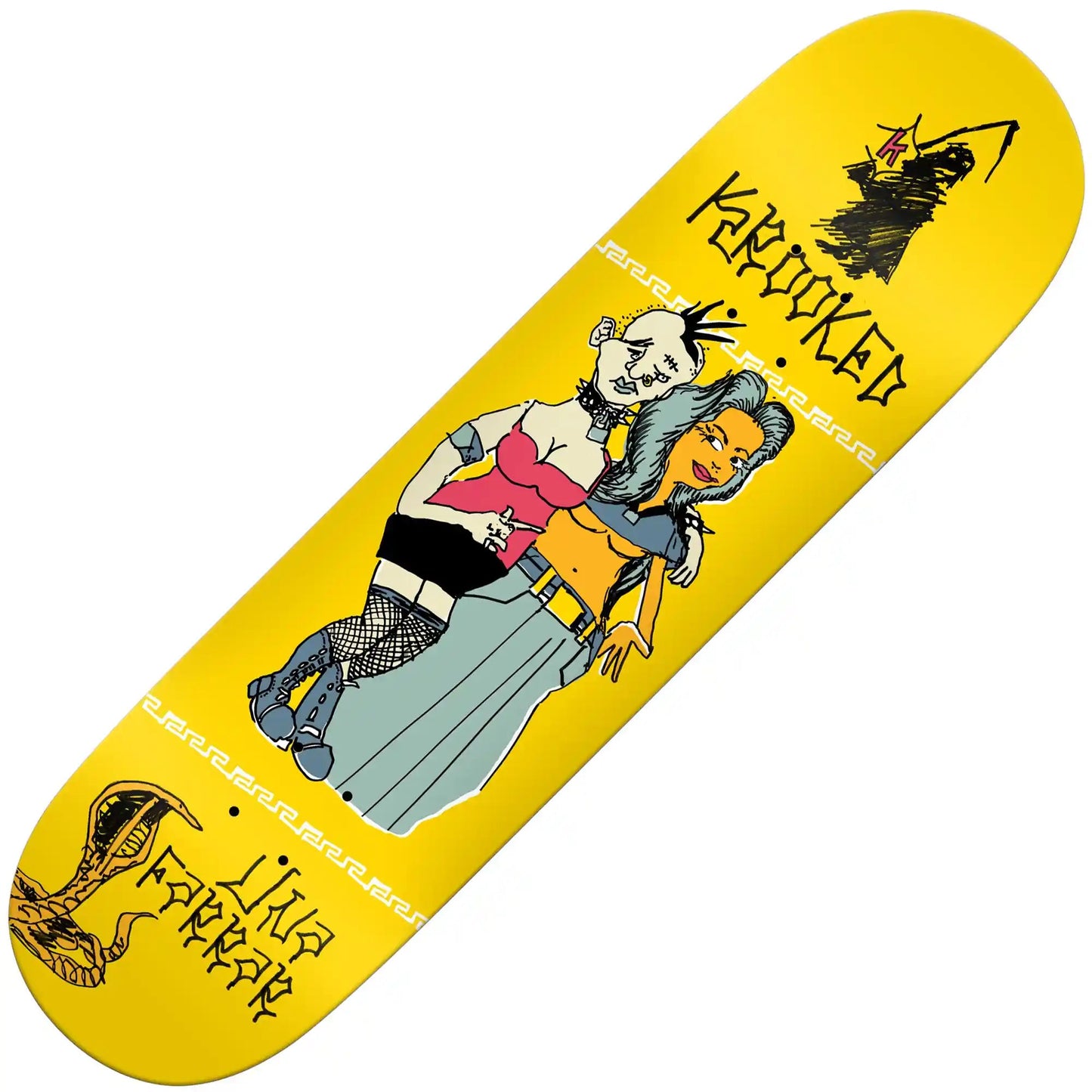 Krooked Una Punx Deck (8.38") - Tiki Room Skateboards - 1