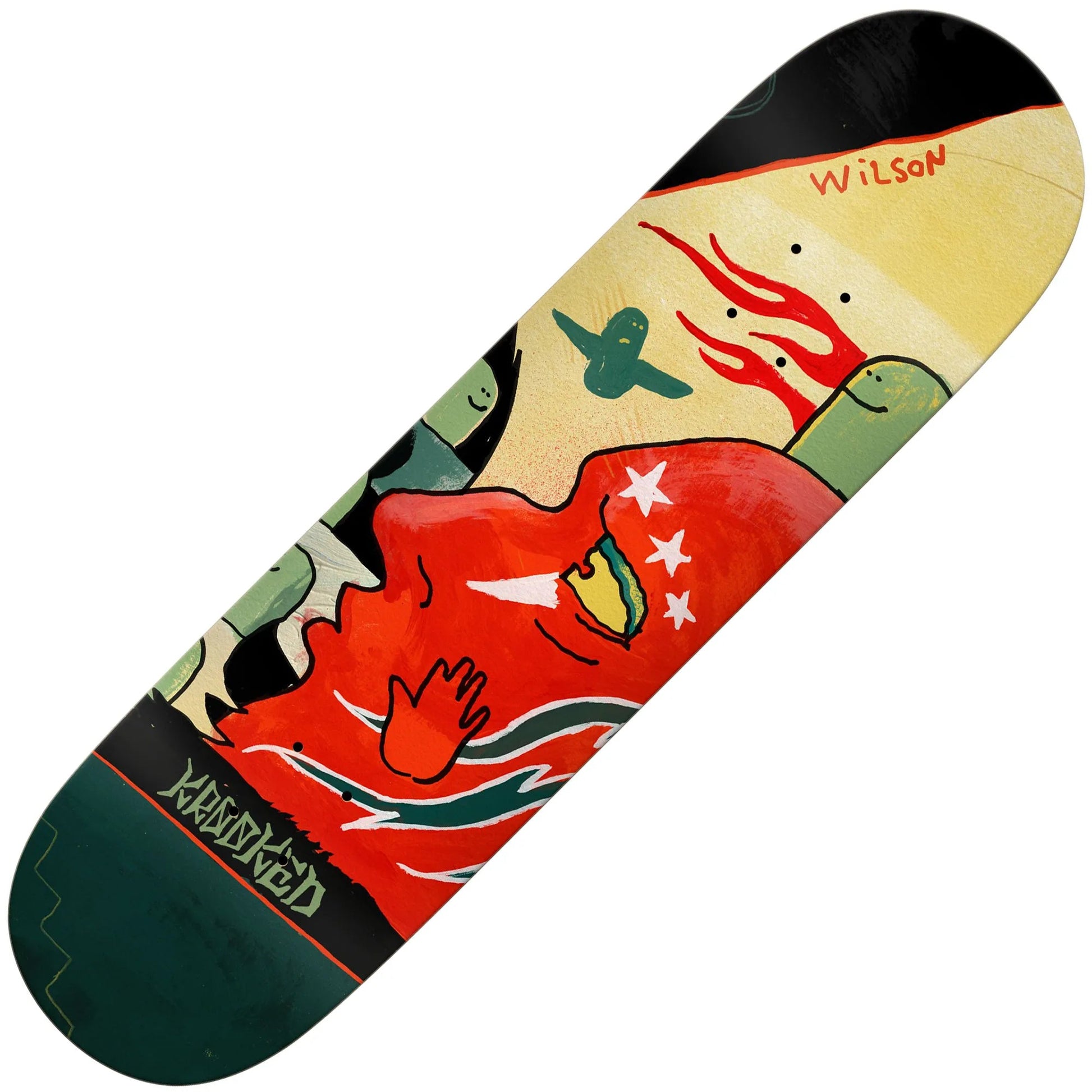 Krooked Wilson Three Star Deck (8.5") - Tiki Room Skateboards - 1