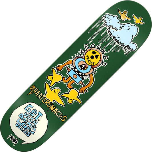 Krooked X Quarter Snacks Get High Deck (8.25”) - Tiki Room Skateboards - 1