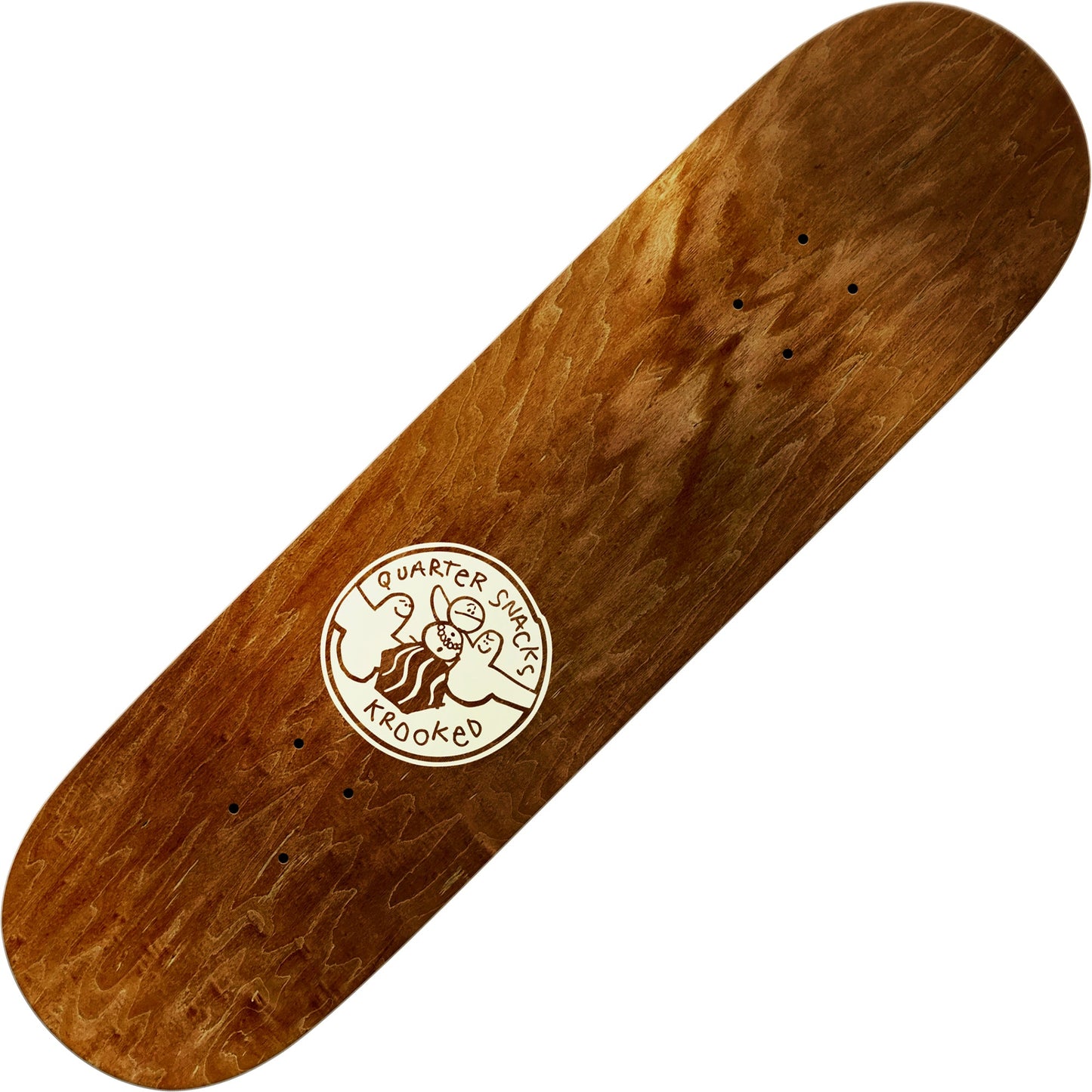 Krooked X Quarter Snacks Get High Deck (8.25”) - Tiki Room Skateboards - 2
