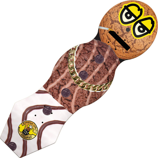 Krooked X Quarter Snacks Snackman Cruiser Deck (9.0”) - Tiki Room Skateboards - 1