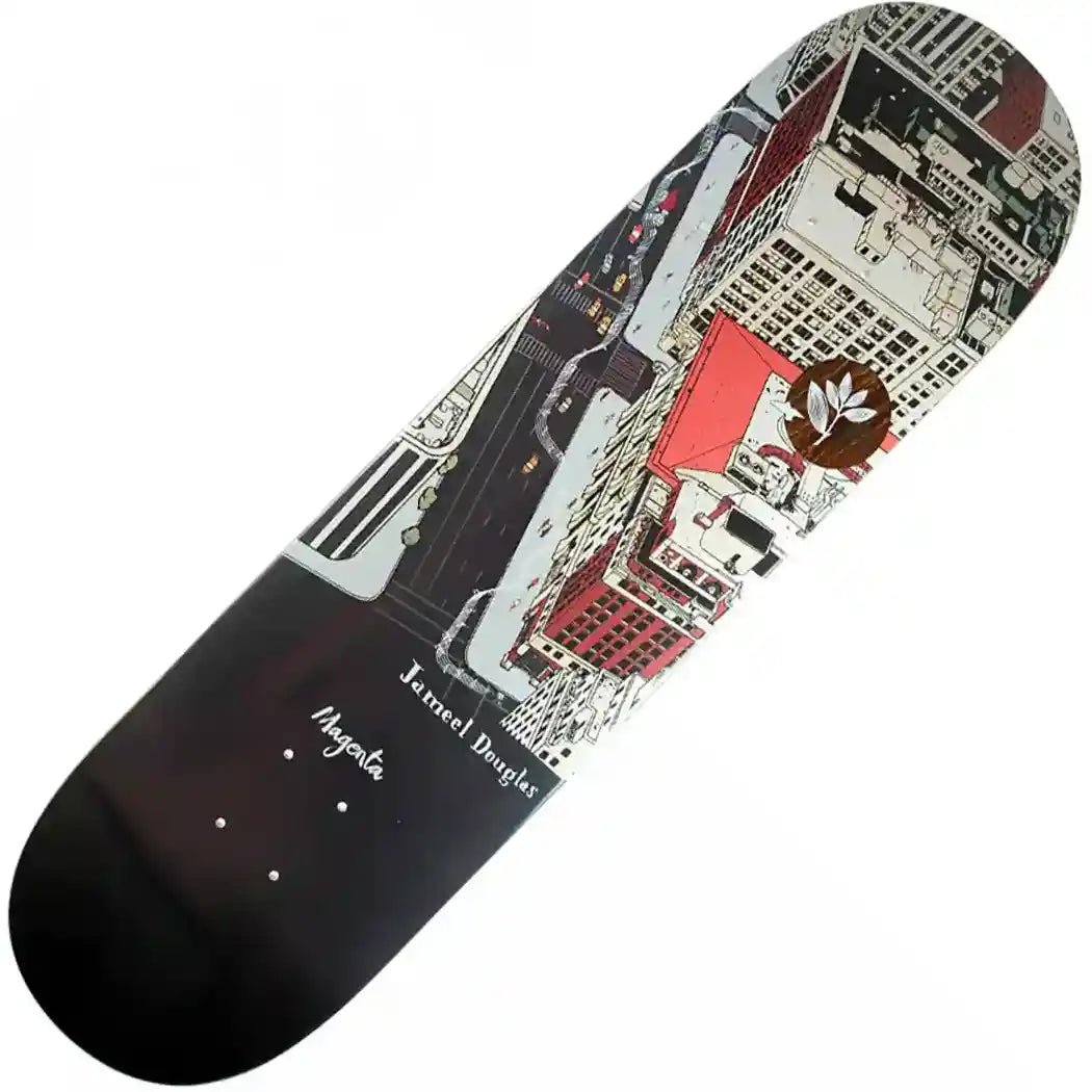 Magenta Douglas City Jazz Deck (8.5”) - Tiki Room Skateboards - 1