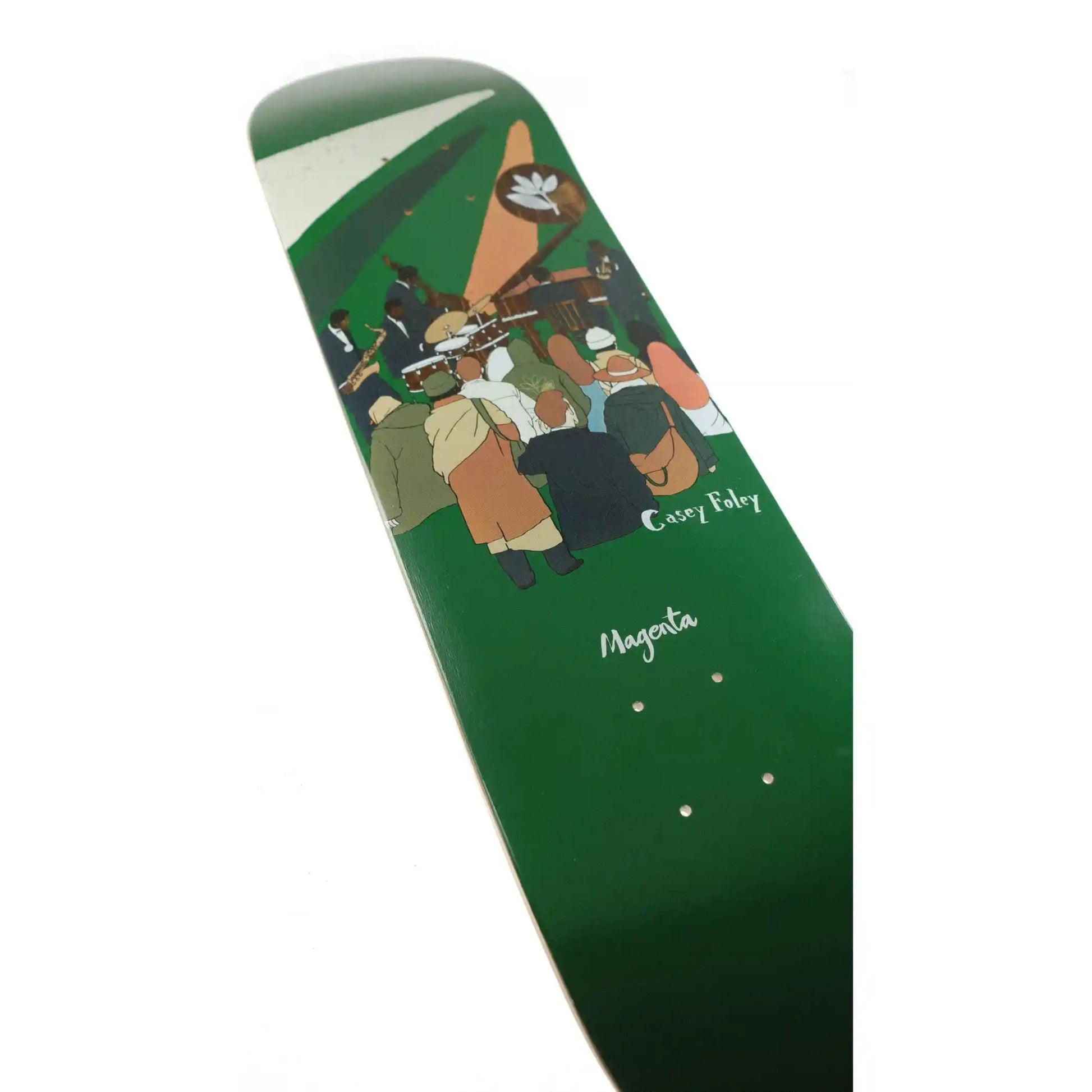 Magenta Foley City Jazz Deck (8.0”) - Tiki Room Skateboards - 3