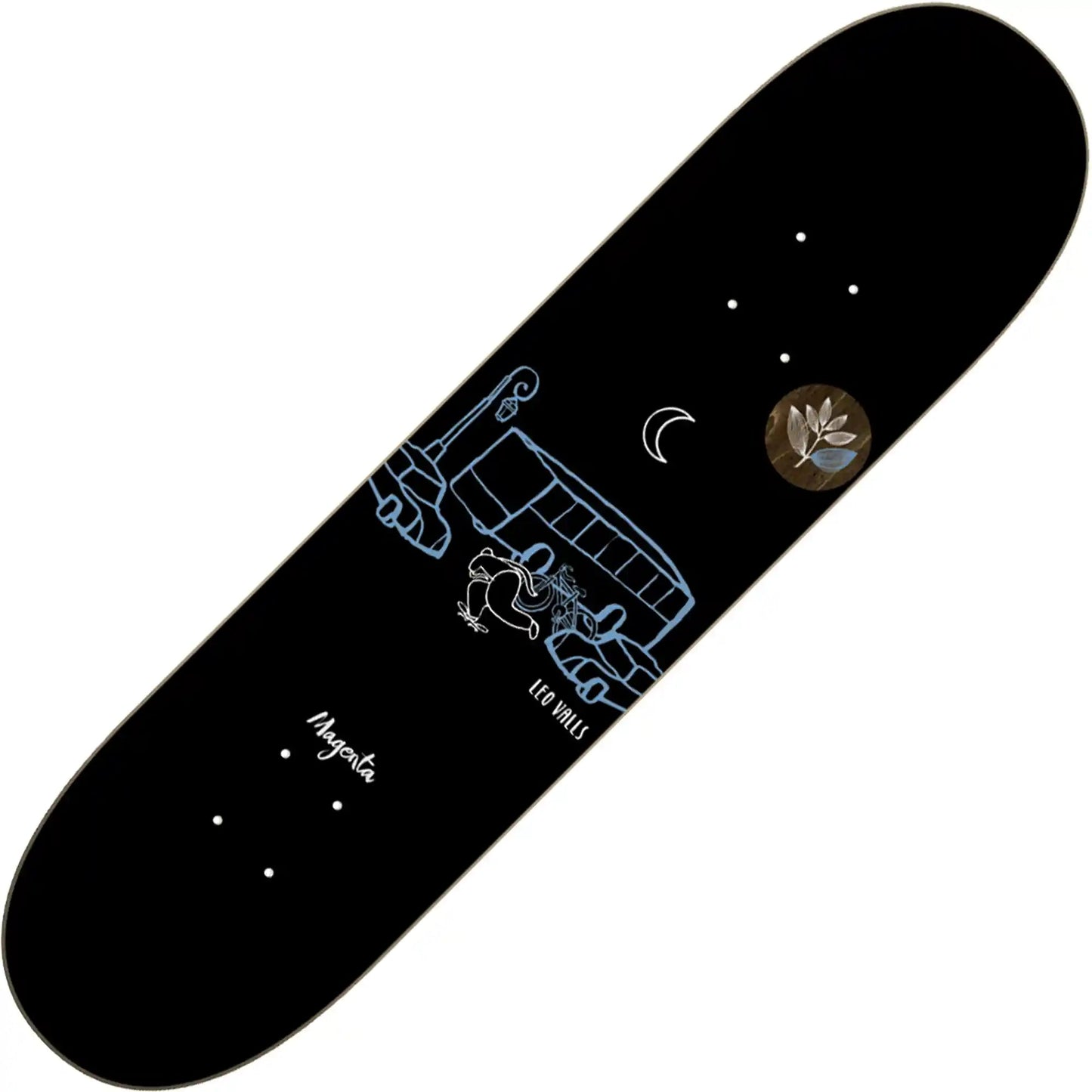 Magenta Valls Solstice Board (8.25") - Tiki Room Skateboards - 1