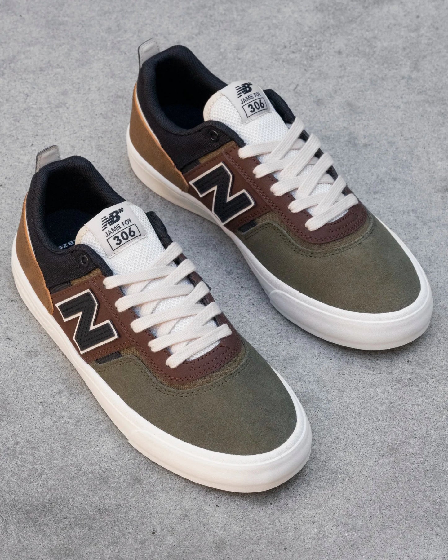 New Balance Numeric 306, brown/olive - Tiki Room Skateboards - 3