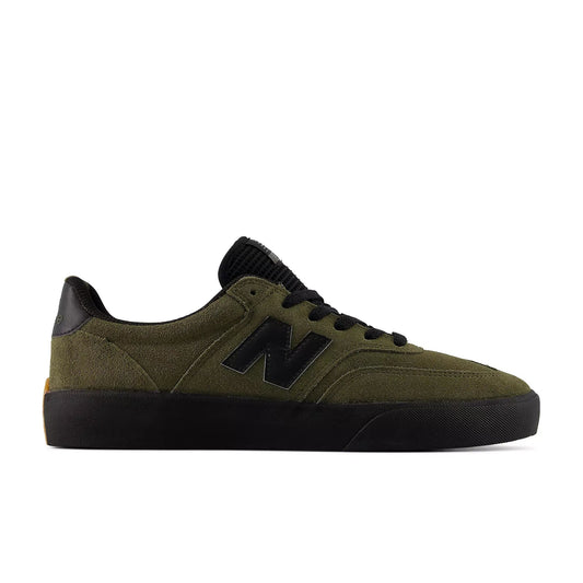 New Balance Numeric 340, dark moss with black - Tiki Room Skateboards - 1
