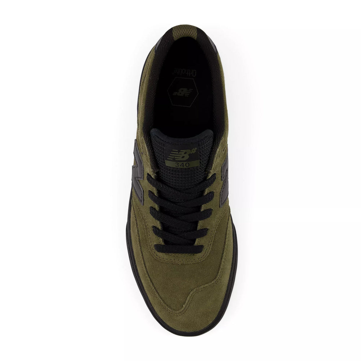 New Balance Numeric 340, dark moss with black - Tiki Room Skateboards - 4