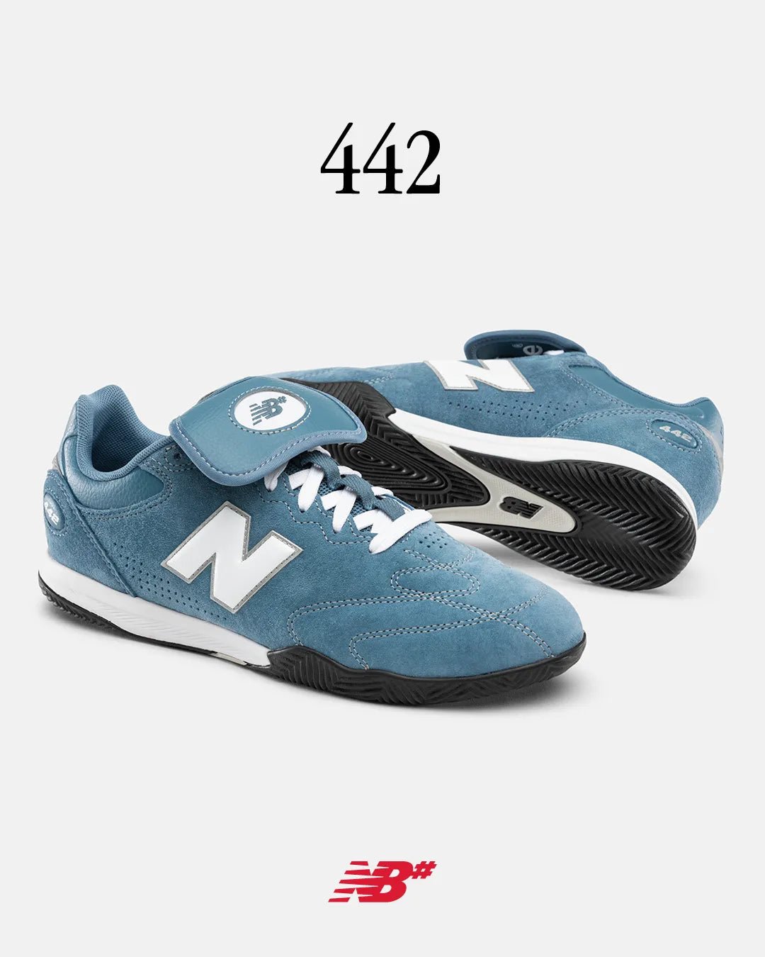 New Balance Numeric 442, blue/white - Tiki Room Skateboards - 7