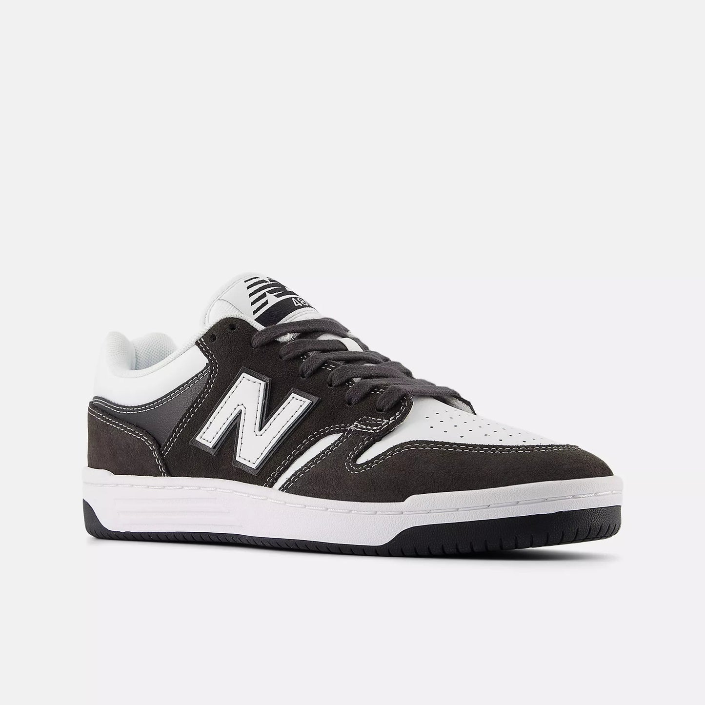 New Balance Numeric 480, black cement with white - Tiki Room Skateboards - 2