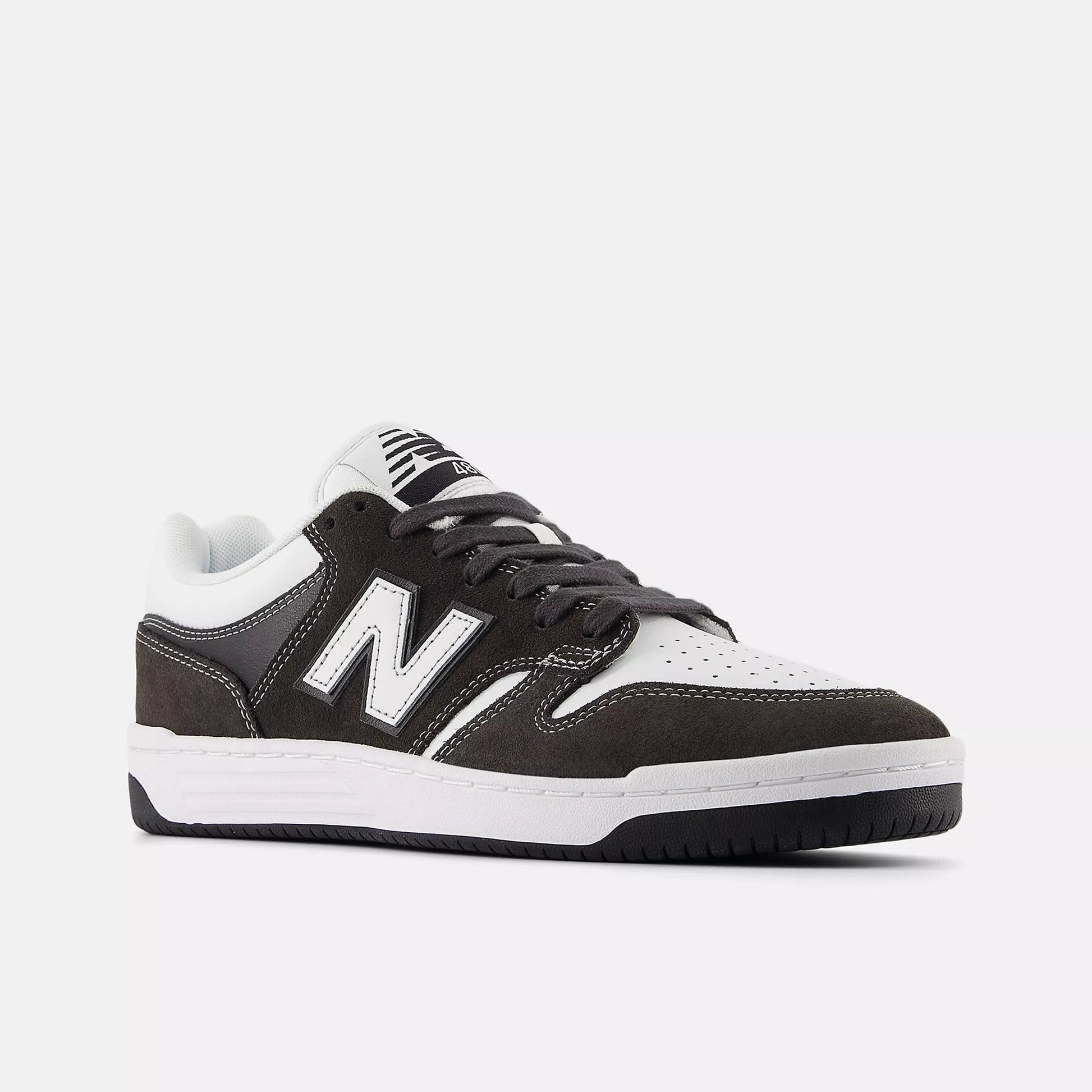 New Balance Numeric 480, black cement with white - Tiki Room Skateboards - 2