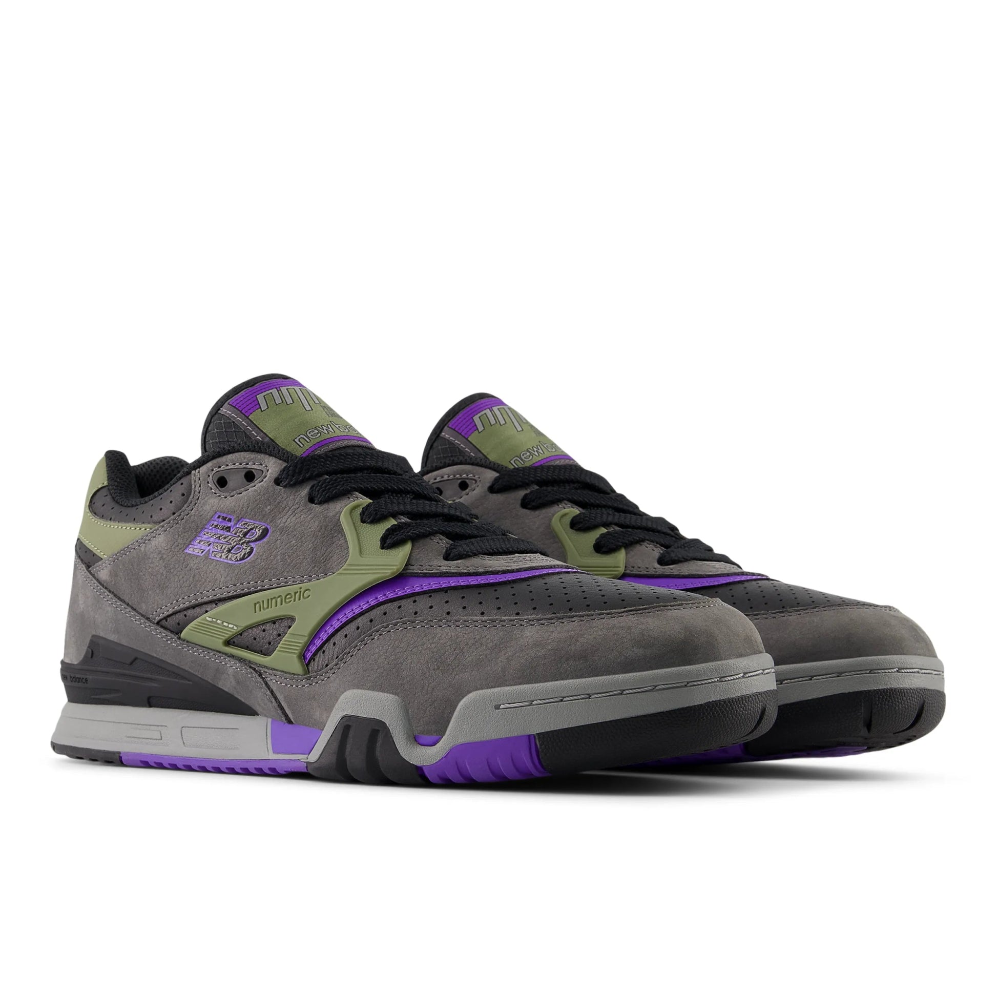 New Balance Numeric 770, grey/olive/purple - Tiki Room Skateboards - 2