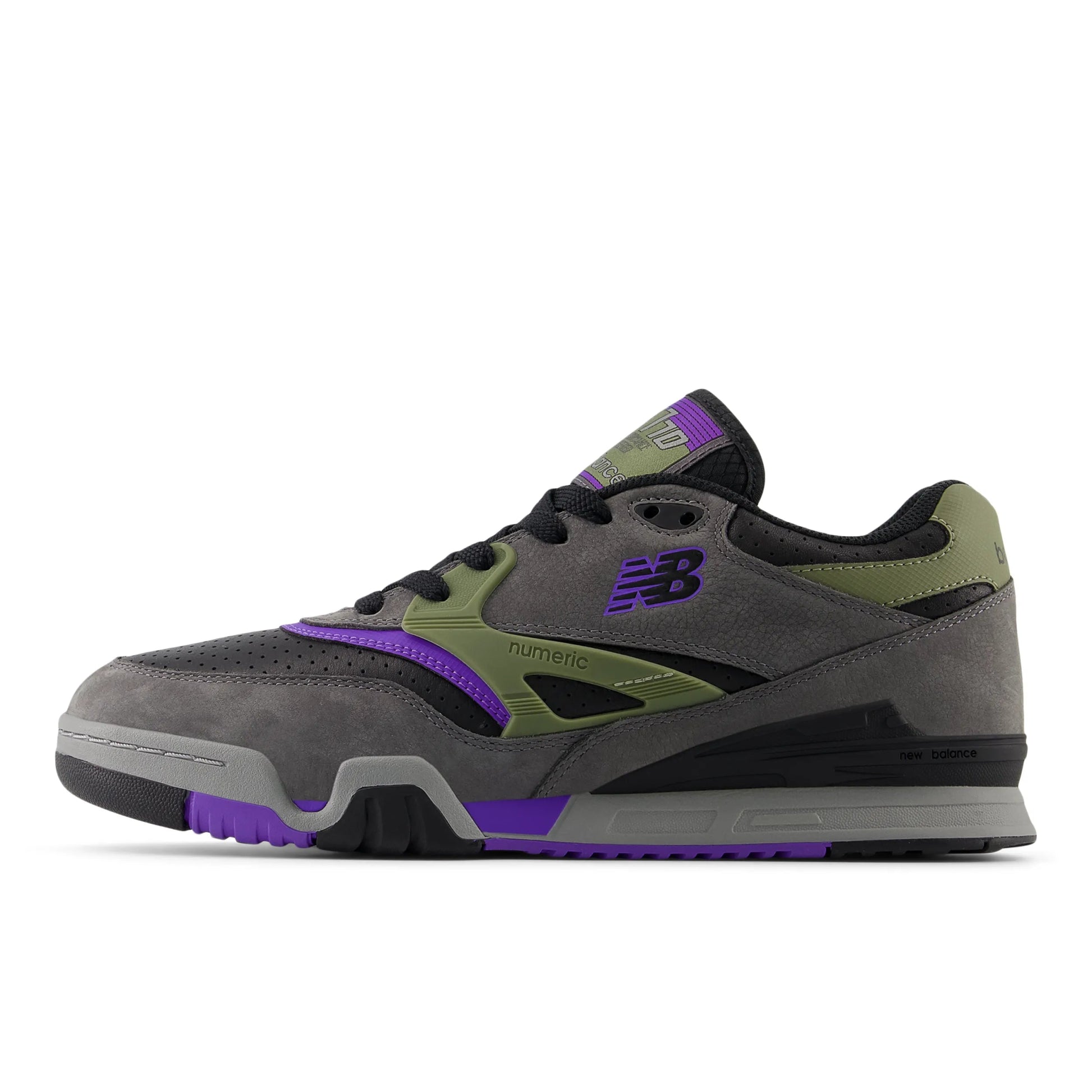 New Balance Numeric 770, grey/olive/purple - Tiki Room Skateboards - 6