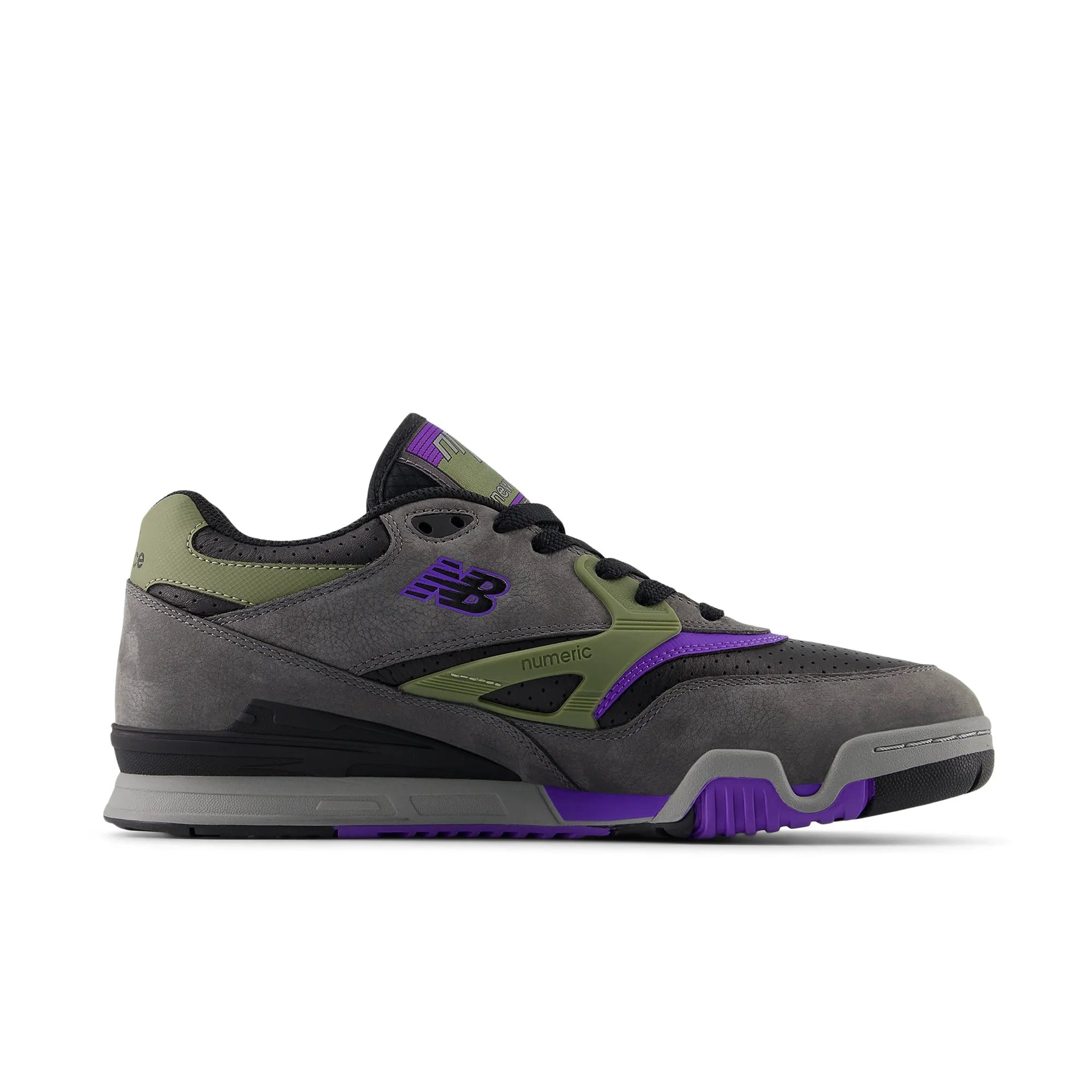New Balance Numeric 770, grey/olive/purple Tiki Room Skateboards