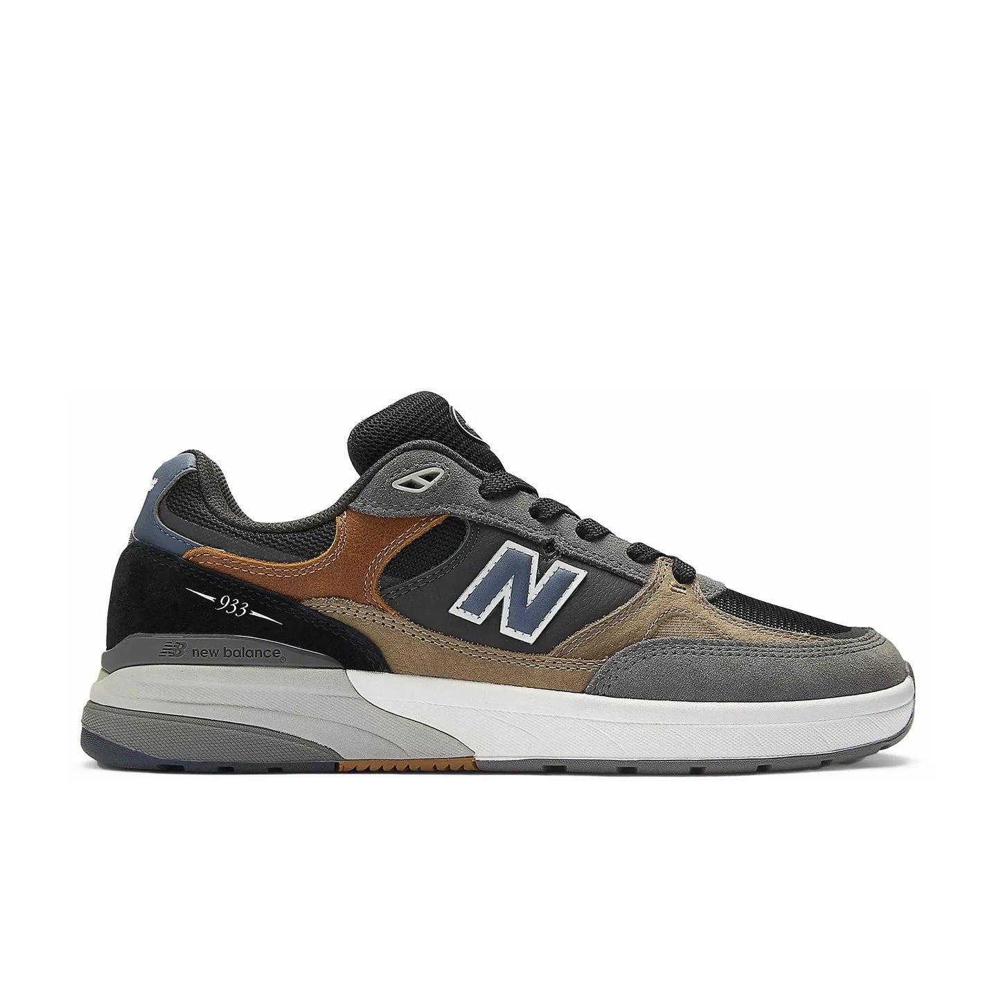 New Balance Numeric 933 - Reynolds, tan/grey - Tiki Room Skateboards - 1