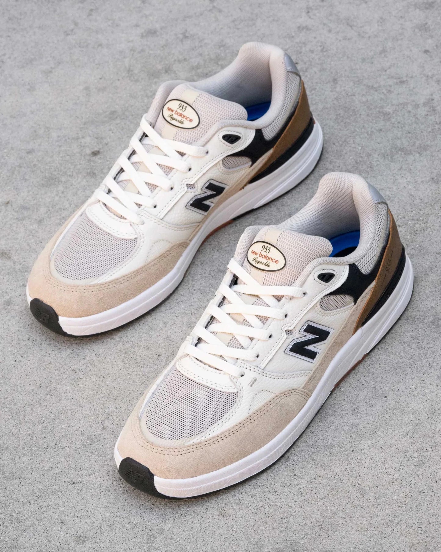 New Balance Numeric 933, sea salt/brown - Tiki Room Skateboards - 2