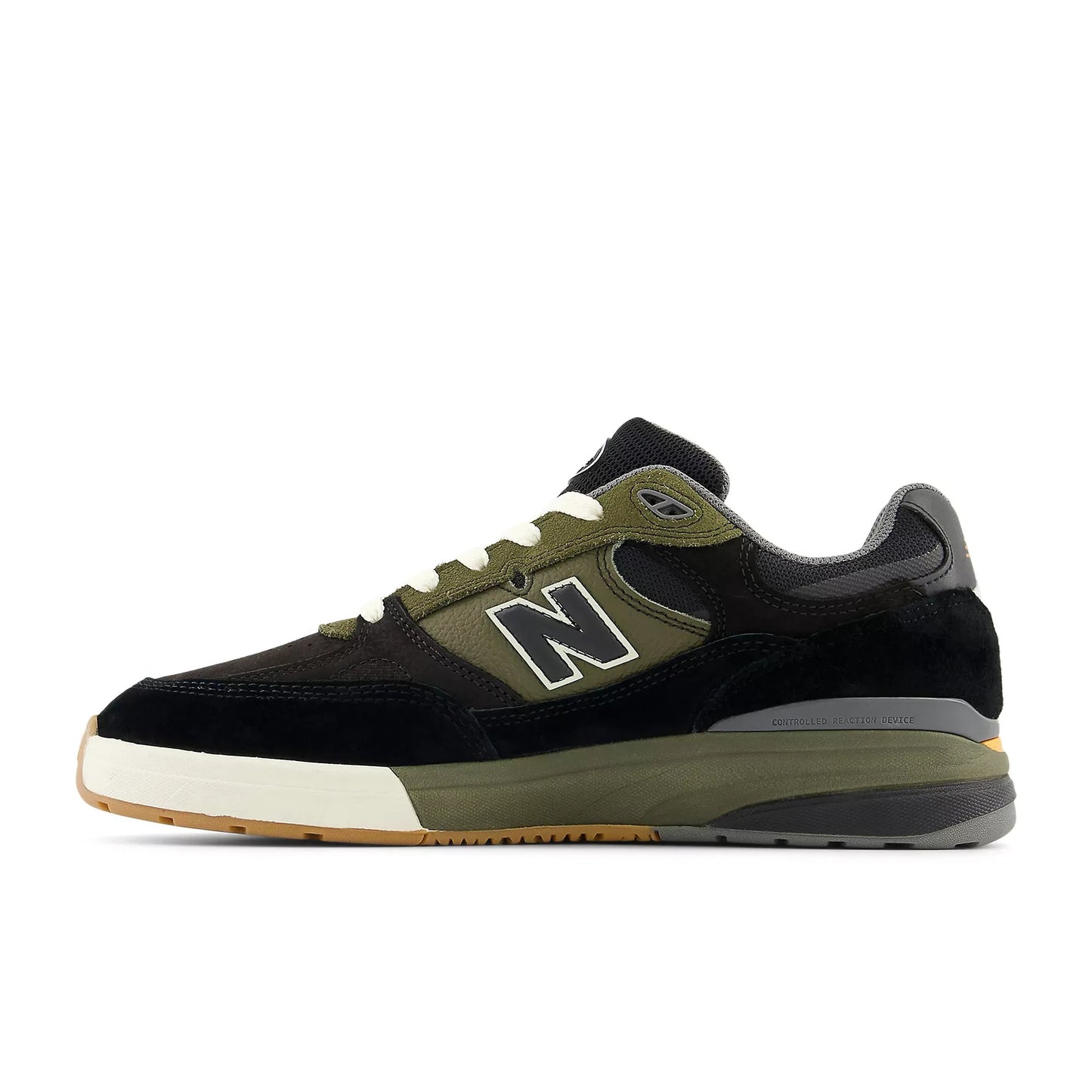New Balance Numeric Andrew Reynolds 933, black with dark olivine - Tiki Room Skateboards - 3