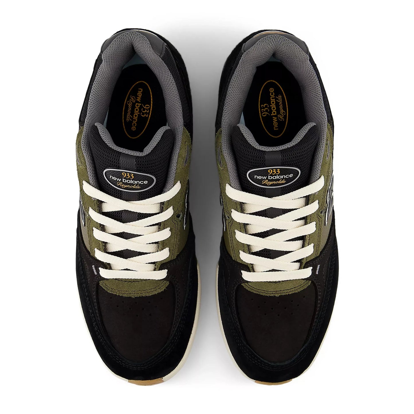 New Balance Numeric Andrew Reynolds 933, black with dark olivine - Tiki Room Skateboards - 4