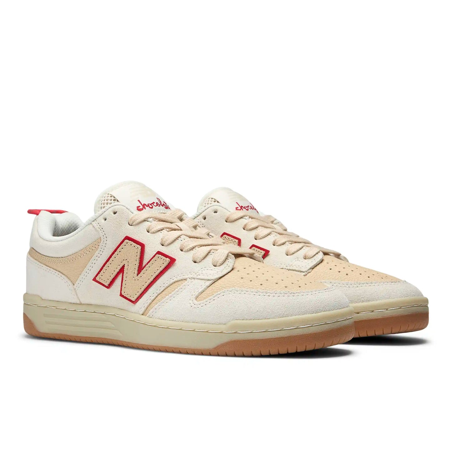 New Balance Numeric Chocolate 30th Anniversary 480 Low, tan/gum *pre - sale Available October 11, 2024 - Tiki Room Skateboards - 2