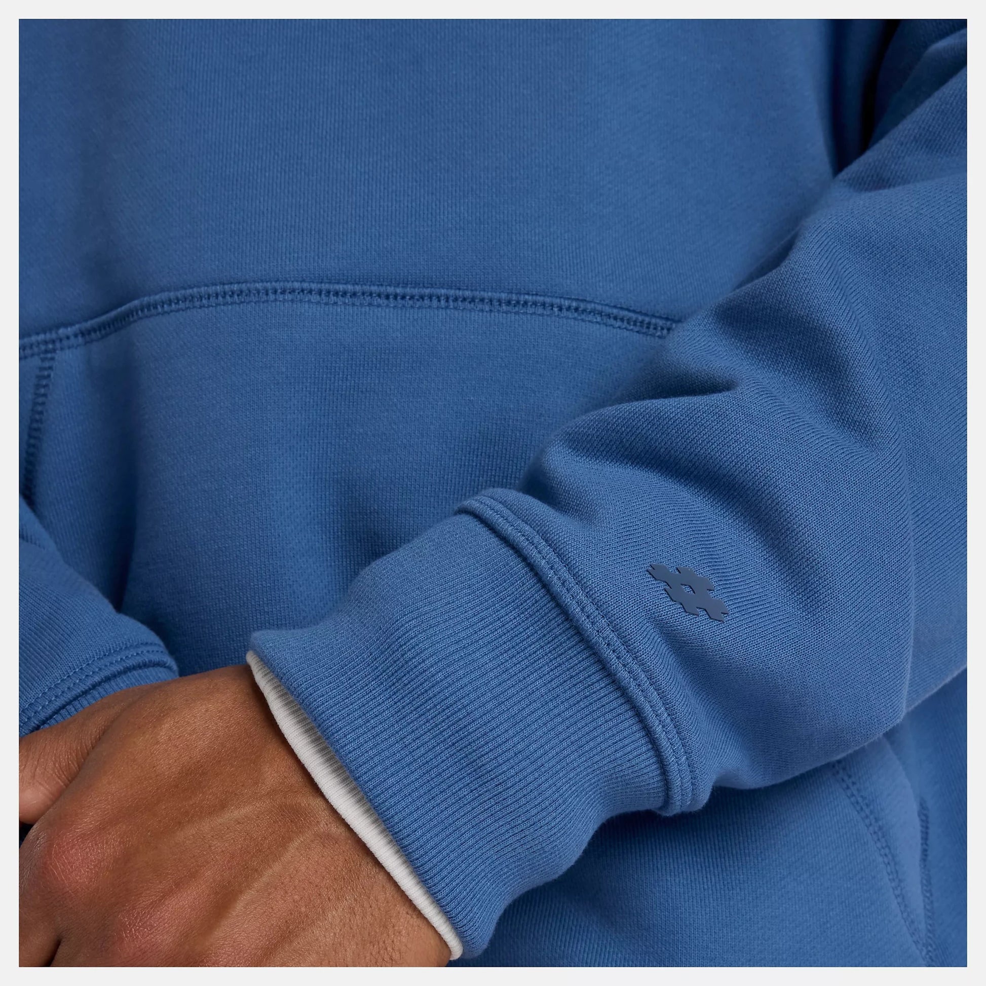 New Balance Numeric French Terry Hoodie, magic blue - Tiki Room Skateboards - 4