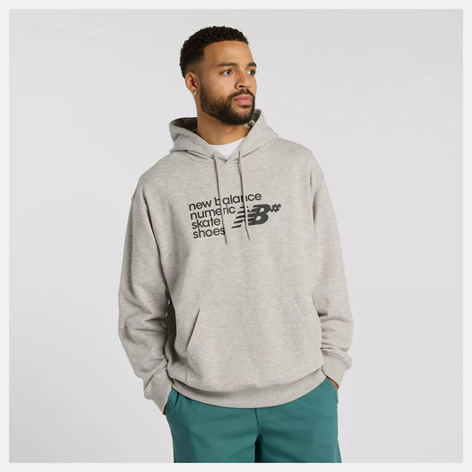 New Balance Numeric NB French Terry Hoodie, athletic grey - Tiki Room Skateboards - 1