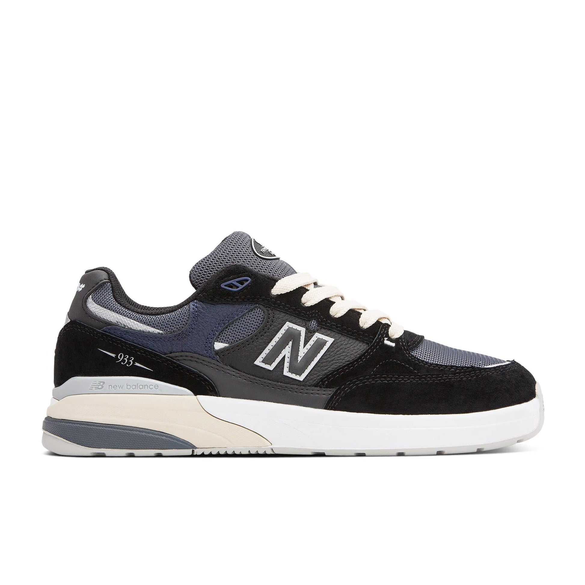 New Balance Numeric Reynolds 933, black / navy - Tiki Room Skateboards - 1