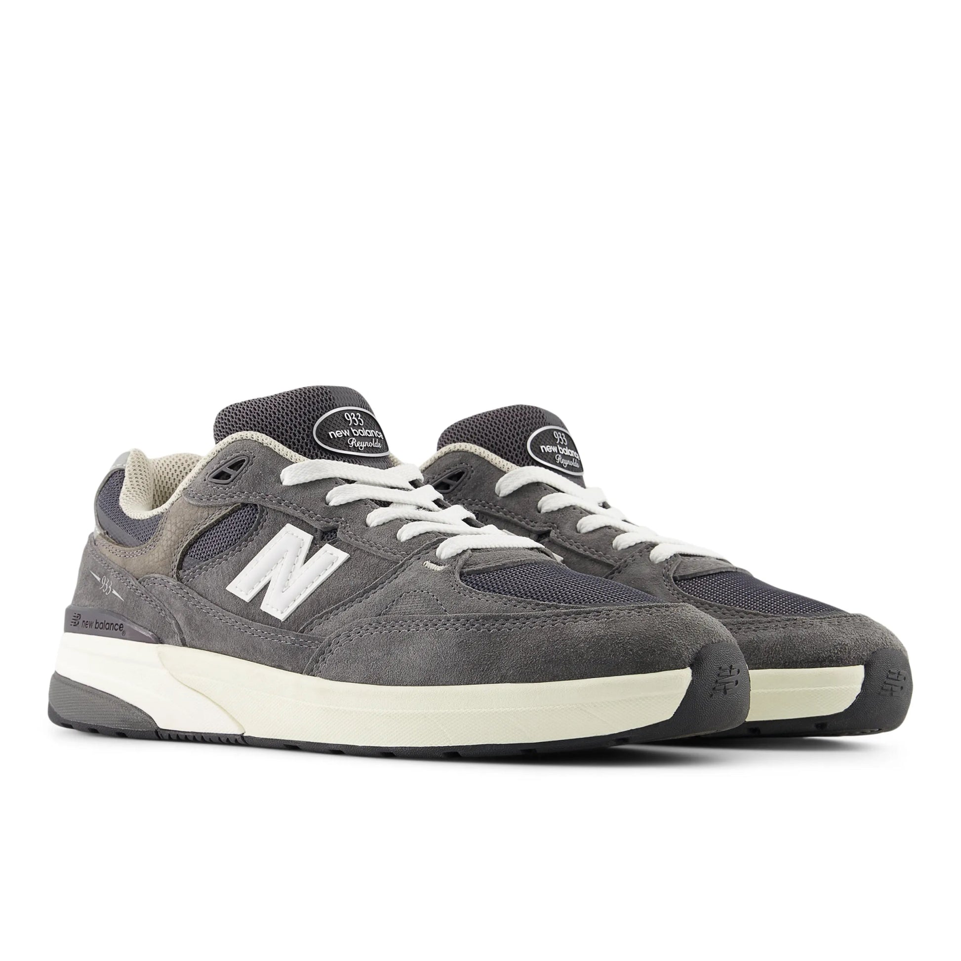 New Balance Numeric Reynolds 933 Grey days, dark grey/white - Tiki Room Skateboards - 2
