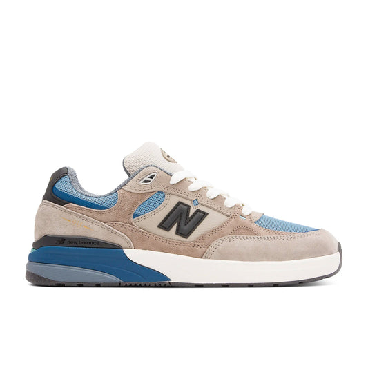 New Balance Numeric Reynolds 933, mushroom / light blue - Tiki Room Skateboards - 1