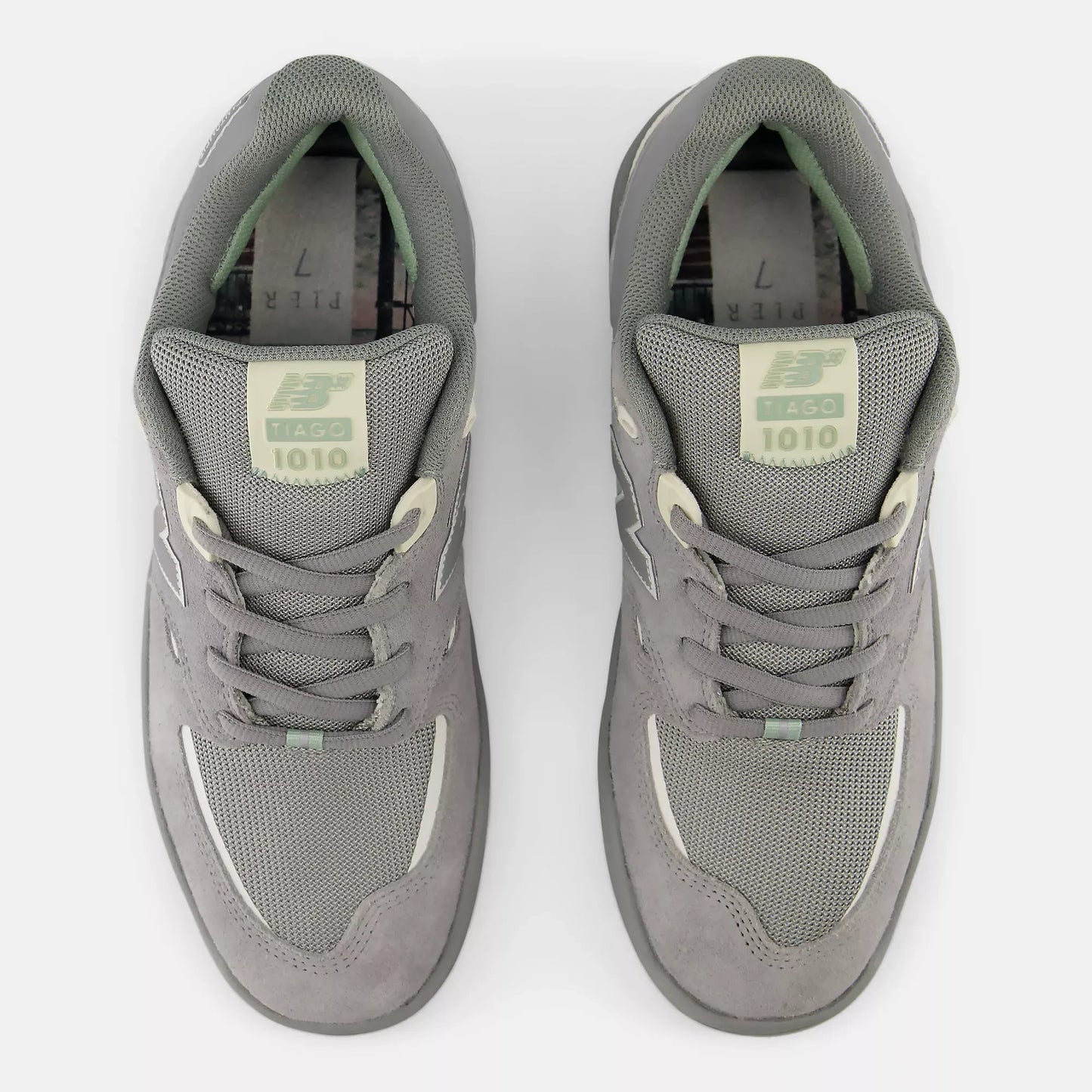 New Balance Numeric Tiago 1010, grey/sea salt - Tiki Room Skateboards - 5