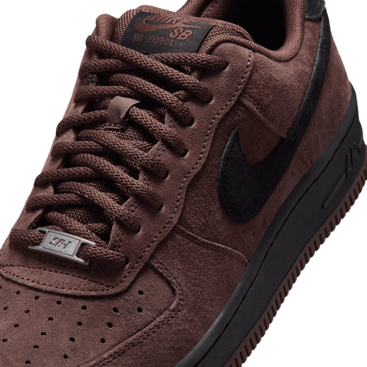 Nike SB Air Force 1, lt chocolate/black-lt chocolate - Tiki Room Skateboards - 3