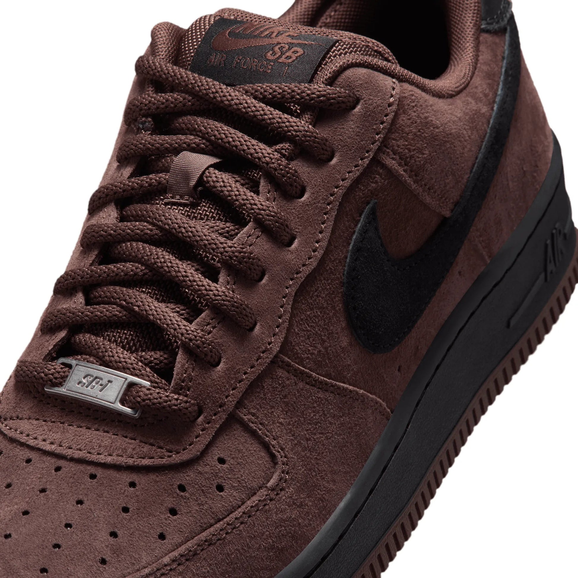 Nike SB Air Force 1, lt chocolate/black-lt chocolate - Tiki Room Skateboards - 3