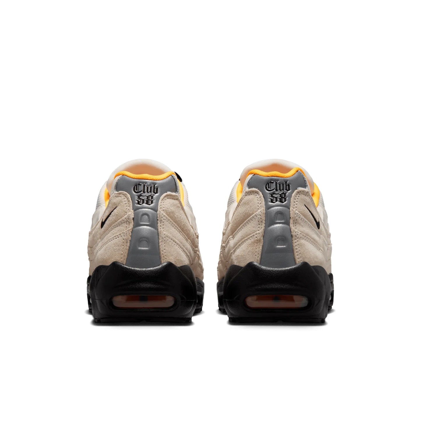 Nike SB Air Max 95, sail/black-laser orange - Tiki Room Skateboards - 5