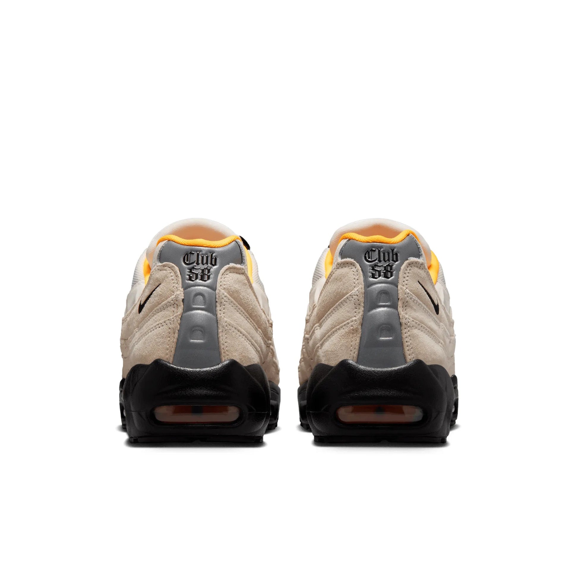 Nike SB Air Max 95, sail/black-laser orange - Tiki Room Skateboards - 5