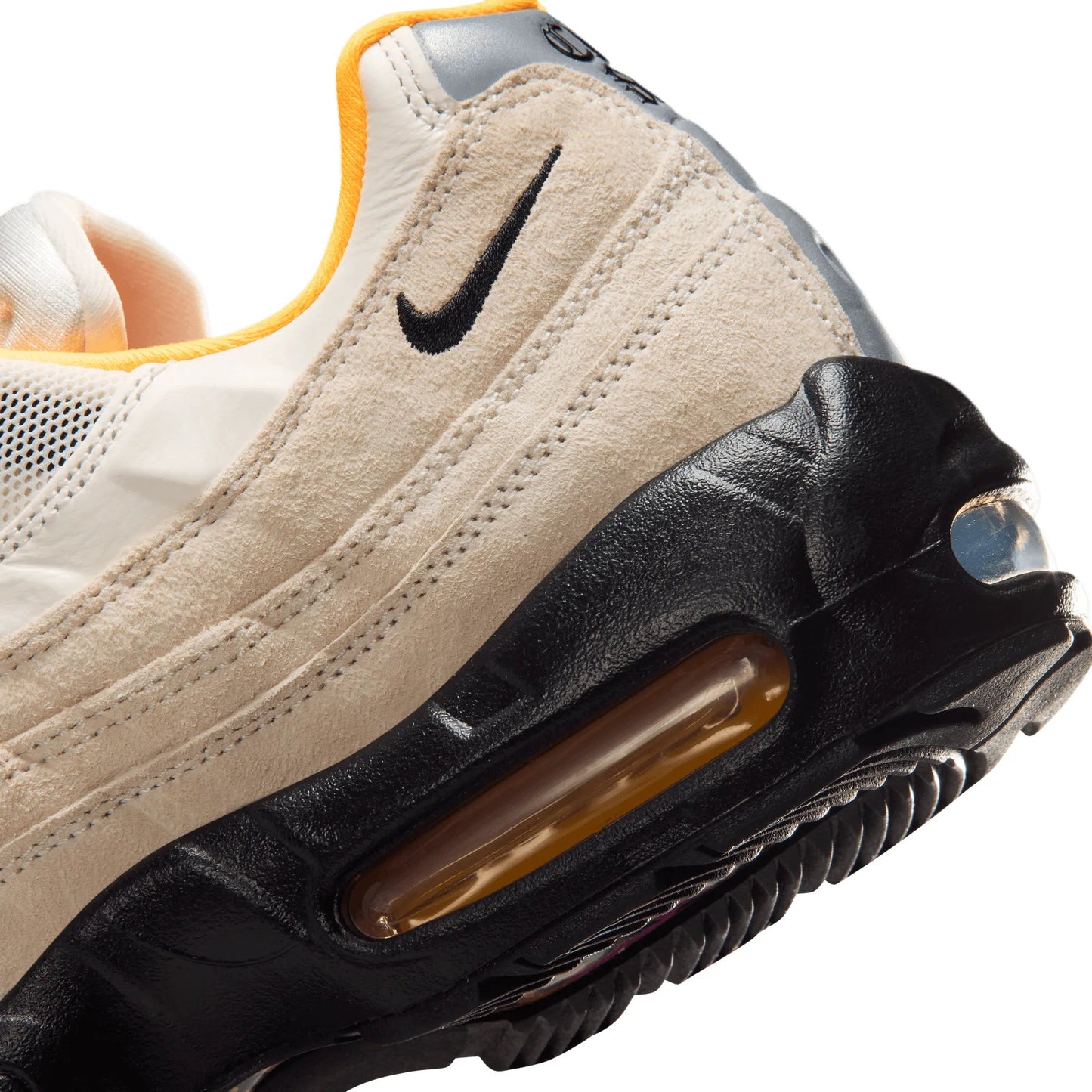 Nike SB Air Max 95, sail/black-laser orange - Tiki Room Skateboards - 3