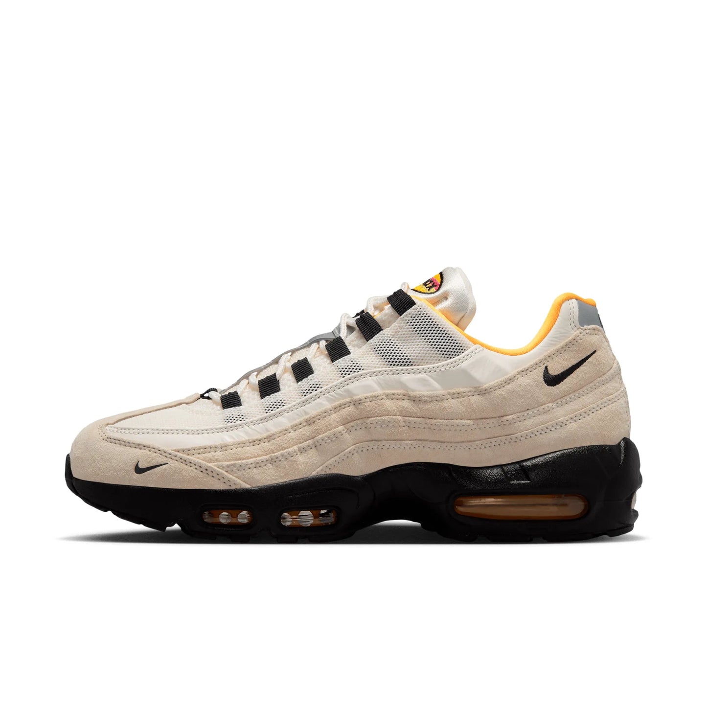 Nike SB Air Max 95, sail/black-laser orange - Tiki Room Skateboards - 8