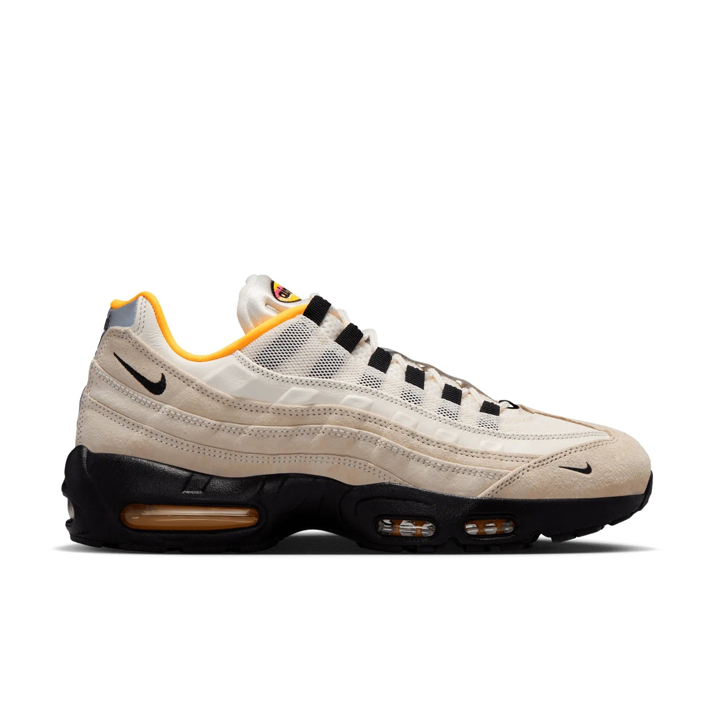 Nike SB Air Max 95, sail/black-laser orange - Tiki Room Skateboards - 1
