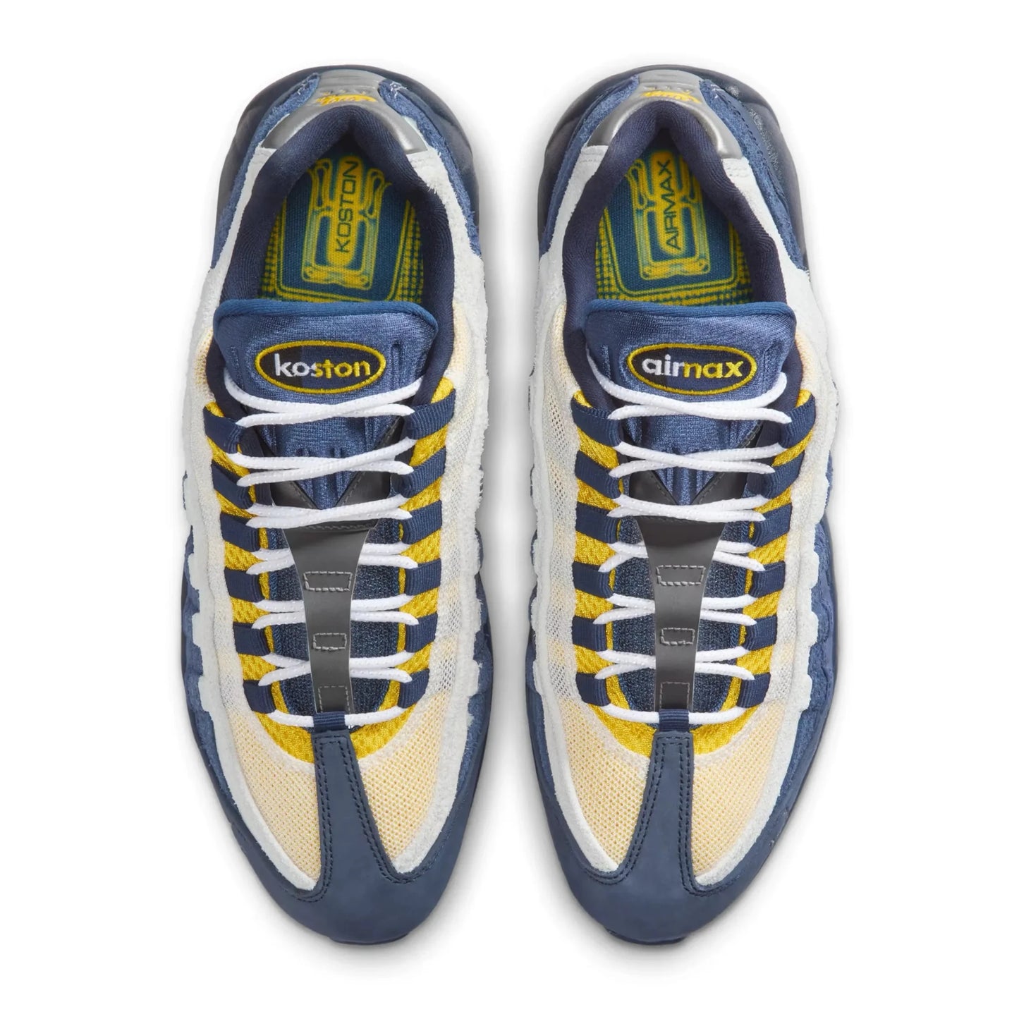 Nike SB Air Max 95 X Eric Koston, obsidian/speed yellow - midnight navy - navy - Tiki Room Skateboards - 4