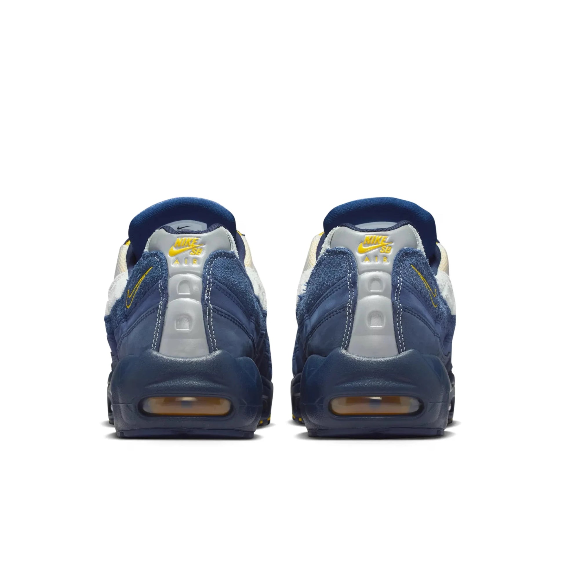 Nike SB Air Max 95 X Eric Koston, obsidian/speed yellow - midnight navy - navy - Tiki Room Skateboards - 3