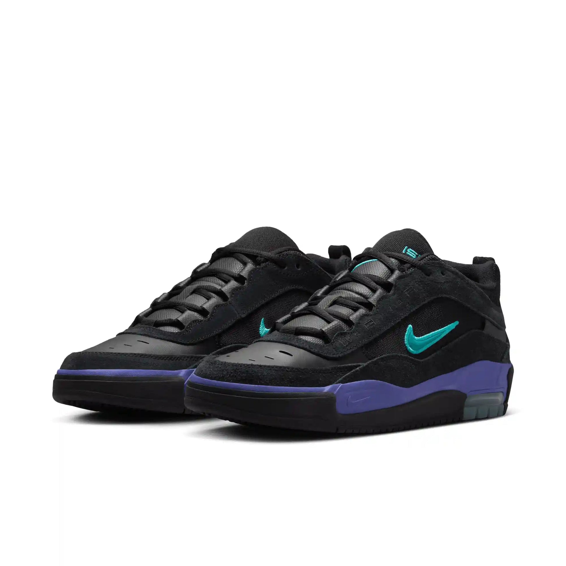 Nike SB Air Max Ishod, black/dusty cactus - black - persian violet - Tiki Room Skateboards - 2