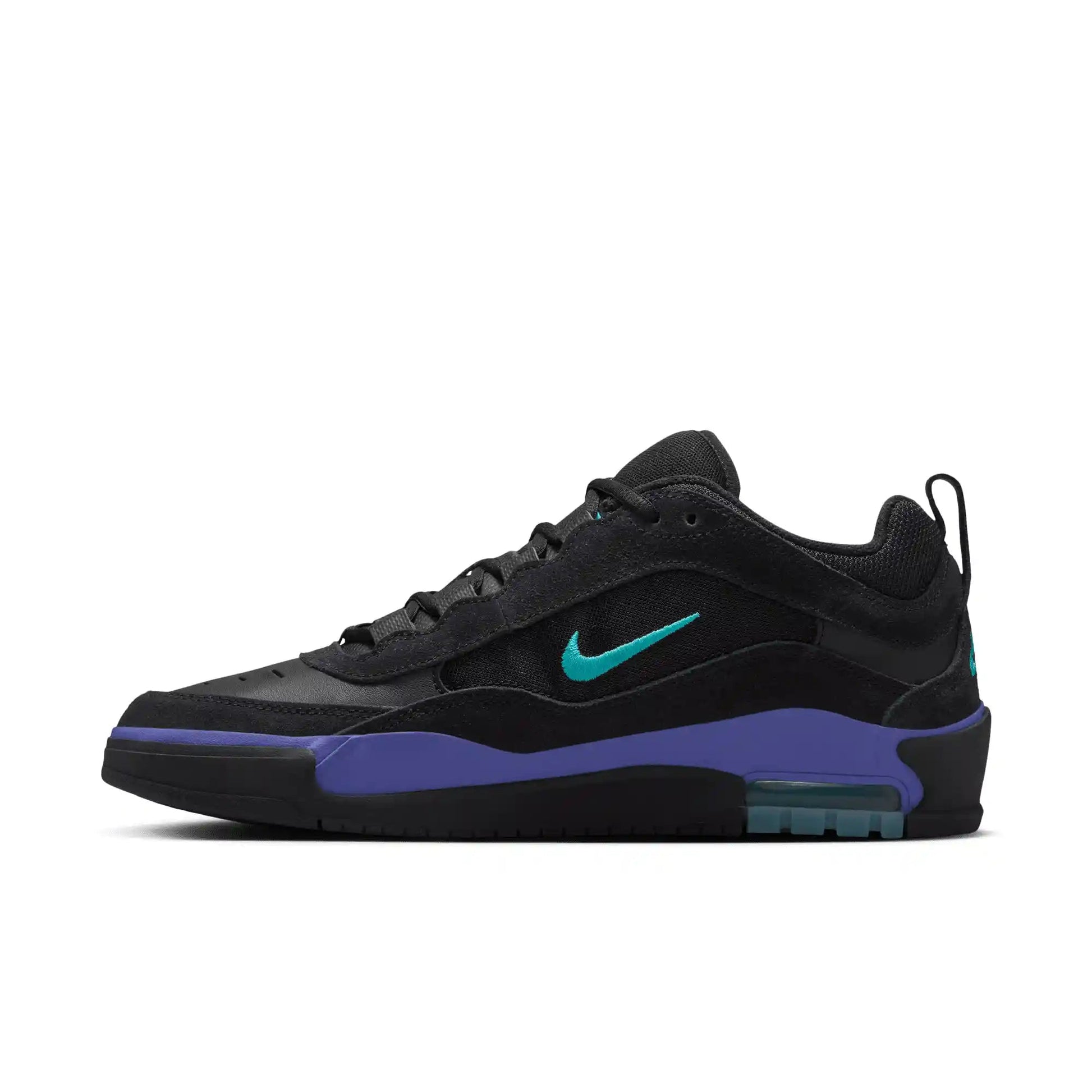 Nike SB Air Max Ishod, black/dusty cactus - black - persian violet - Tiki Room Skateboards - 9