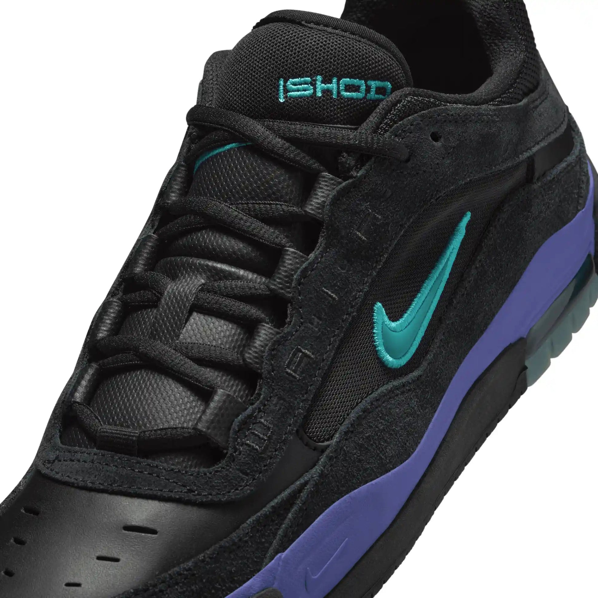 Nike SB Air Max Ishod, black/dusty cactus - black - persian violet - Tiki Room Skateboards - 3